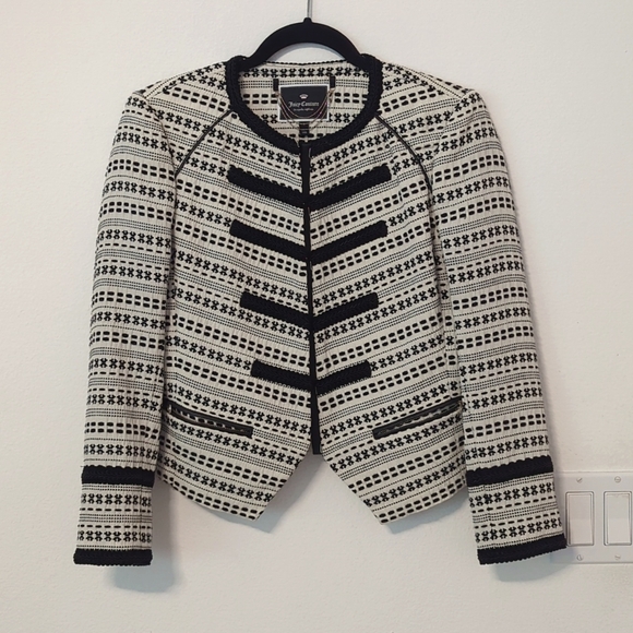 Juicy Couture Black & White Patterned Jacket coat - Picture 4 of 11